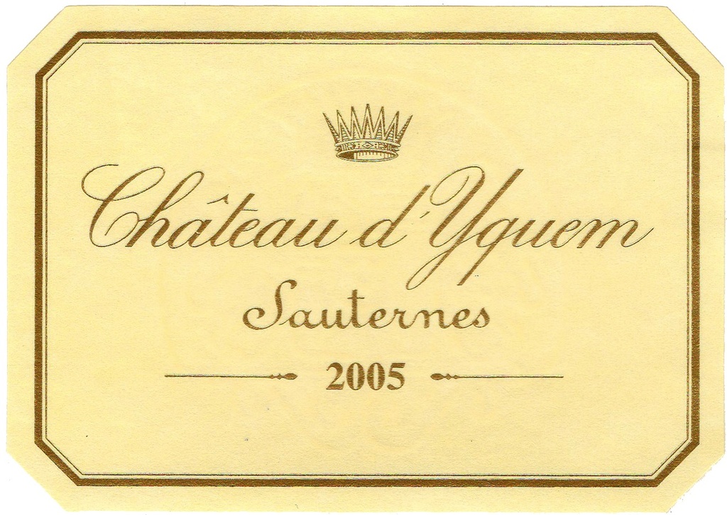D'YQUEM 2005 (From Bordeaux)