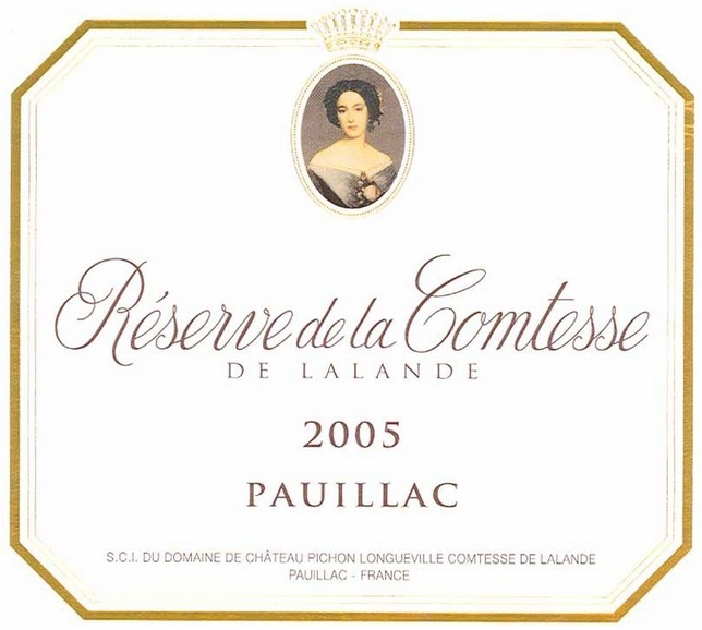 RESERVE DE LA COMTESSE 2005 (From Bordeaux)