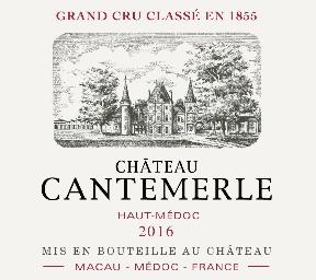 CANTEMERLE 2016 (From Bordeaux)