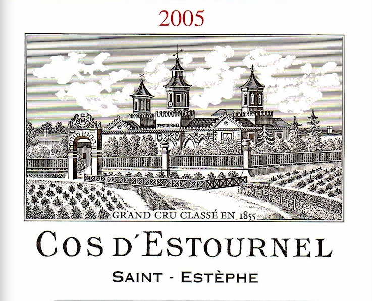 COS D'ESTOURNEL 2005 (From Bordeaux)