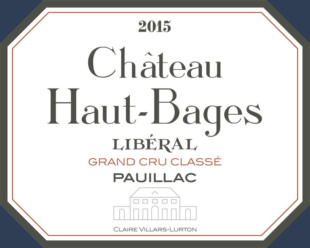 HAUT BAGES LIBERAL 2015 (From Bordeaux)