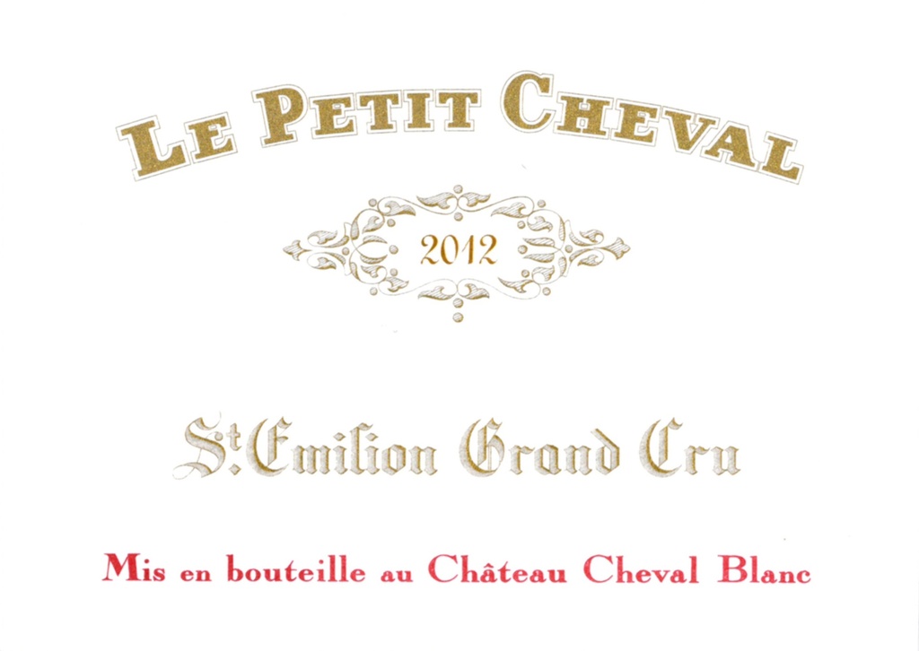 PETIT CHEVAL 2012 (From Bordeaux)