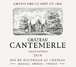 CANTEMERLE 2016 (From Bordeaux)