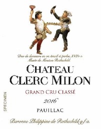 CLERC MILON 2016 (From Bordeaux)