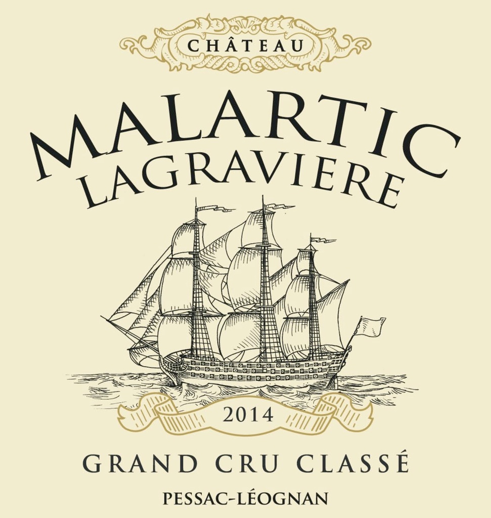 MALARTIC LAGRAVIERE 2014 (From Bordeaux)