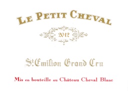 PETIT CHEVAL 2012 (From Bordeaux)