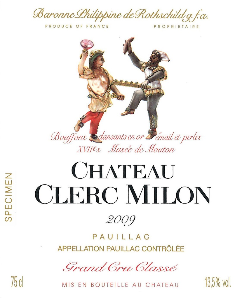 CLERC MILON 2009 (From Bordeaux)
